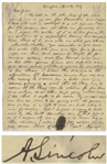Abraham Lincoln Autograph Letter Signed to His 1860 De Facto Campaign Manager Norman Judd -- In 1859, Lincoln Writes About Shoring Up the German Vote by Buying a Printing Press to Market to Them